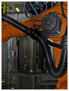 Kammer-Reinigungsanlage im Rundtaktverfahren mit Roboterbeladung3